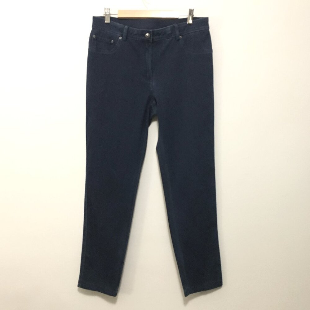 Ruby Rd. Dark Blue Skinny Jeans Size 6 Indigo Stretch Denim New